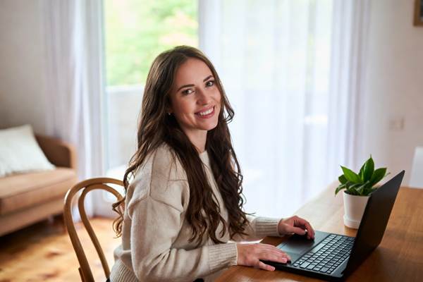 jordan in her office